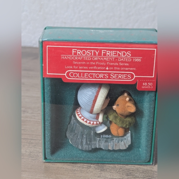 Hallmark 1986 Frosty Friends #7 In Series Eskimo - Picture 1 of 10
